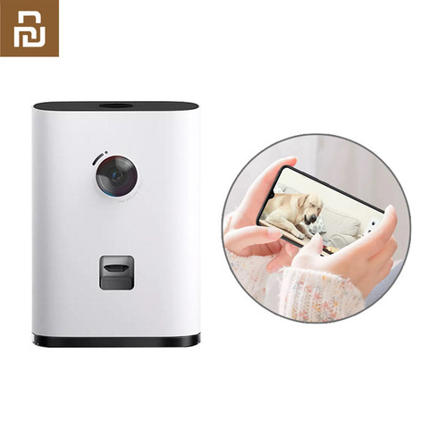 Youpin-alimentador inteligente para mascotas Pawbby, HD 1080P, WIFI, máquina multiusos de aperitivos, intercomunicador bidireccional con cámara para perro y gato ► Foto 1/6