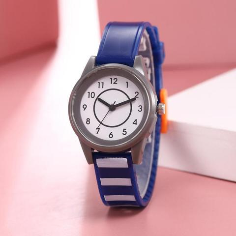 UTHAI CQ72-relojes deportivos de cuarzo para niños y niñas, relojes de pulsera de varios colores, azul o naranja ► Foto 1/6