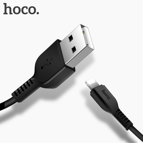 Hoco para Cable de iPhone rápido de carga de datos Cable USB para iPhone 11 Pro Max 8 7 6 6s Plus 5 iPad aire Mini cargador de Cables de teléfono ► Foto 1/6