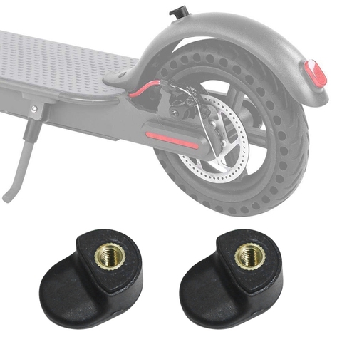 2 uds guardabarros trasero Scooter cuerpo plegable fuerza gancho accesorios para Xiaomi Mijia M365 Scooter Eléctrico Skateboard negro ► Foto 1/6