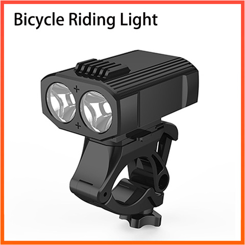 Luz LED para bicicleta Y16, 400LM, 2 XPE, recargable vía USB, con soporte de rotación de 360 grados y 5 modos ► Foto 1/6