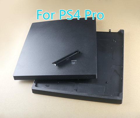 Carcasa completa para consola PS4 slim pro, carcasa de Color negro con logotipo, 1 Juego, 1100, 1000, 1200 ► Foto 1/6