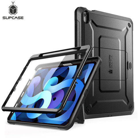 SUPCASE-funda rígida de cuerpo completo con Protector de pantalla incorporado y soporte para iPad Air 4, 10,9 