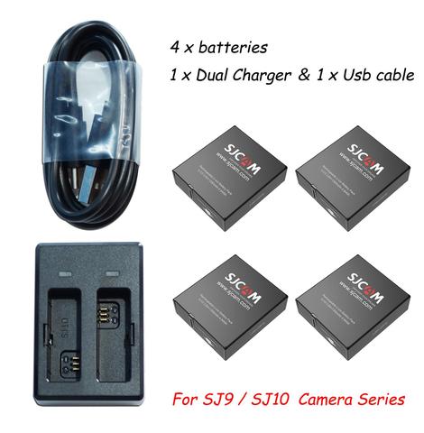 SJCAM SJ9/SJ10 batería Universal 1300mAh batería recargable de iones de litio para cámara serie SJCAM SJ9/SJ10 ► Foto 1/5