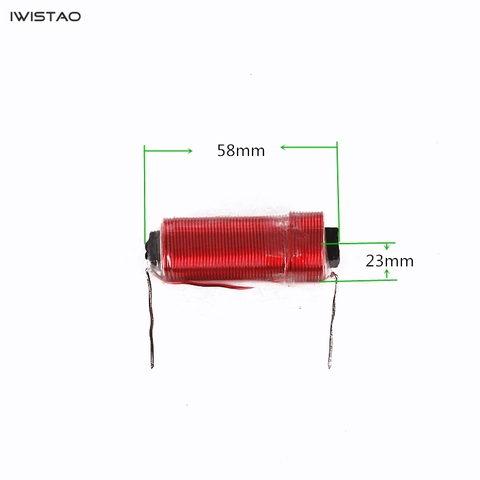 IWISTAO-Inductor profesional cuadrado de alta densidad sin oxígeno, bobina inductora de cobre para Crossover de altavoz ► Foto 1/6
