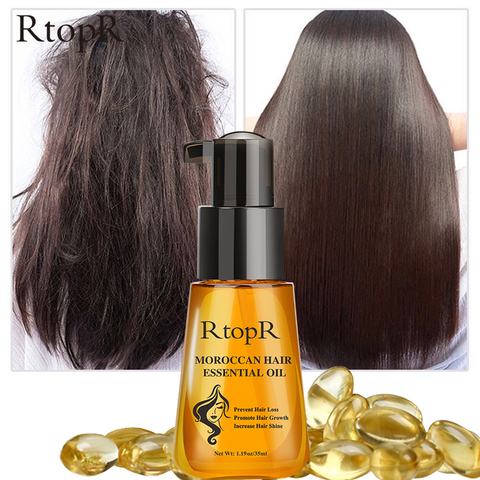 Aceite esencial para el crecimiento del cabello, producto marroquí para prevenir la pérdida de cabello, fácil de llevar, cuidado del cabello, enfermería, 35ml de aceite, adecuado para toda la piel ► Foto 1/6