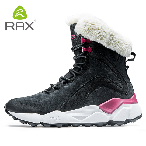 RAX-Botas de senderismo para mujer, zapatos antideslizantes de montaña, transpirables, cómodos, suaves, para nieve ► Foto 1/6