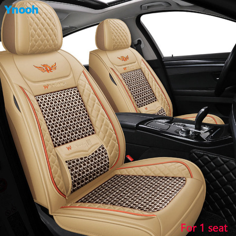 Ynooh-Fundas para asiento individual de coche, cubierta protectora para Hyundai, modelos Getz y Accent año 2008, Tucson Santa Fe, Elantra, Creta, Veloster, Grand i10, i10 e Ioniq ► Foto 1/6