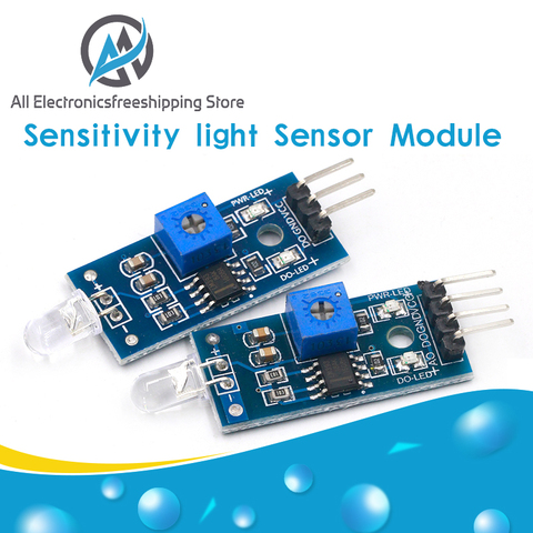 Módulo de sensibilidad Sensor de luz LM393 Sensor de luz fotosensible para Arduino Smart Car 3,3 V-5V ► Foto 1/6