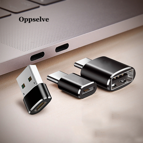 Convertidor de adaptador OTG a USB tipo C para Macbook, Samsung S9, S8, Oneplus 2, 3, tipo C a Micro USB, Cabo de carga ► Foto 1/6