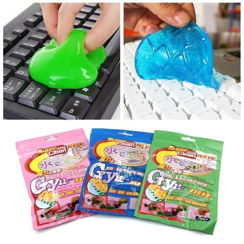 Pantalla de ordenador para limpieza de teclado, barro, pegamento de limpieza suave y pegajoso, Slime, polvo, suciedad, limpiador para suministros de limpieza de coche ► Foto 1/6