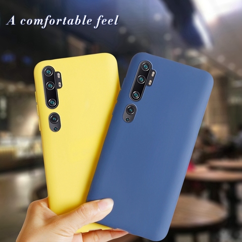 Funda para Xiaomi Mi Note 10, carcasa de silicona suave a prueba de golpes para Teléfono Protector de espalda Xiaomi Mi CC9 Pro ► Foto 1/6