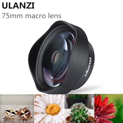 Ulanzi-lente Super Macro para cámara de teléfono, 75MM, 10X, rosca de 17MM, HD, para iPhone, Piexl, Huawei, One Plus, Xiaomi ► Foto 1/6