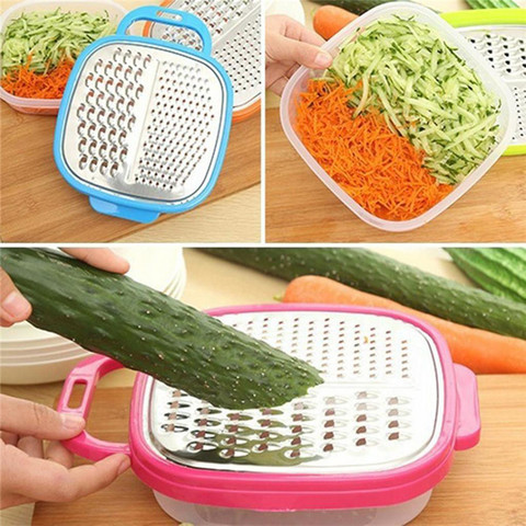 1 PC de acero inoxidable ajustable cortadora de verduras zanahoria rallador patata cortador de cocina herramientas de frutas vegetales ► Foto 1/6