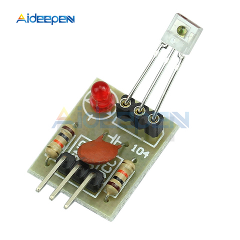 Detector Láser de 5V Sensor de detección módulo no modulador tubo receptor láser Módulo de alto nivel de luz láser detectada para arduino ► Foto 1/6