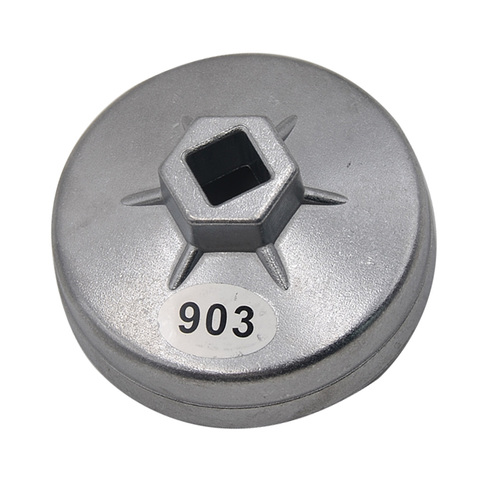 Reemplazo para llave de filtro de aceite de aluminio, herramienta de extracción de enchufe para Mercedes Benz 74mm 14 ► Foto 1/6
