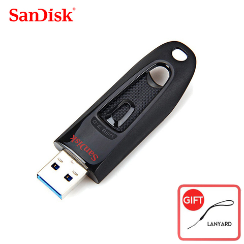 SanDisk unidad Flash USB 3,0 disco CZ48 256GB 128GB 64GB 32GB 16GB Pen Drive memoria Pendrive pequeño dispositivo de almacenamiento ► Foto 1/6