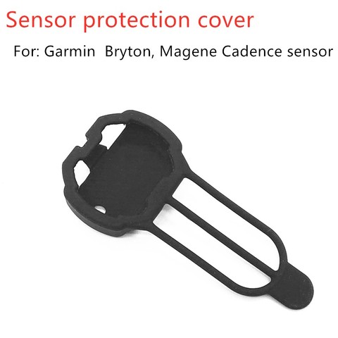 Funda protectora de la piel del Gel de la bici para el Sensor de cadencia de Garmin, Briton, Magen cubierta negra del Sensor de la computadora 1 pieza ► Foto 1/2