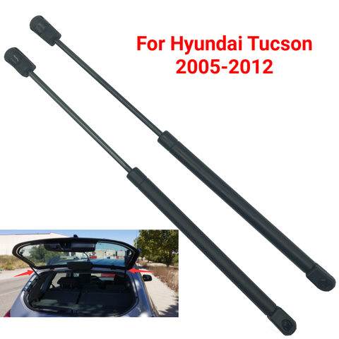 2 uds coche ventana trasera de vidrio de descarga de resorte de Gas resorte de elevación puntales apoyo Barra para Hyundai Tucson 2005, 2006, 2007, 2008, 2009 - 2012 ► Foto 1/6