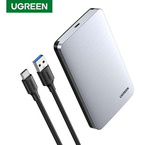 Ugreen-caja de disco duro externo para disco duro, caja de aluminio HD para disco duro SATA, 6Gbps, SSD, 2,5 Sata a USB C, 3,1 Gen 2 ► Foto 1/6