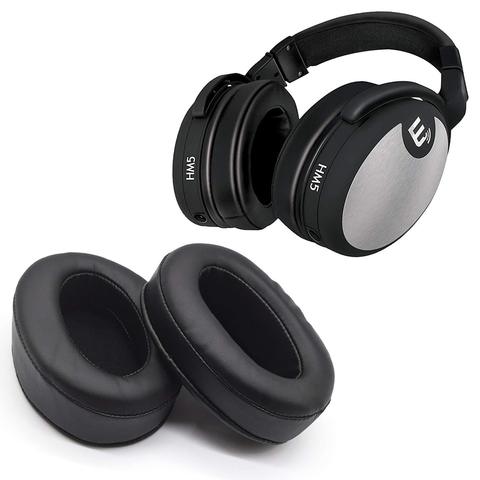 Brainwavz-funda para auriculares HM5, ovalada, de cuero, 110x90mm, esponja ► Foto 1/6