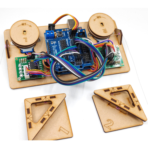 Arduino-Robot de pintura de pared con Cable Plotter, gráfico Polar con Motor paso a paso, Kit de Proyecto de Parograma, piezas de juguete ► Foto 1/6