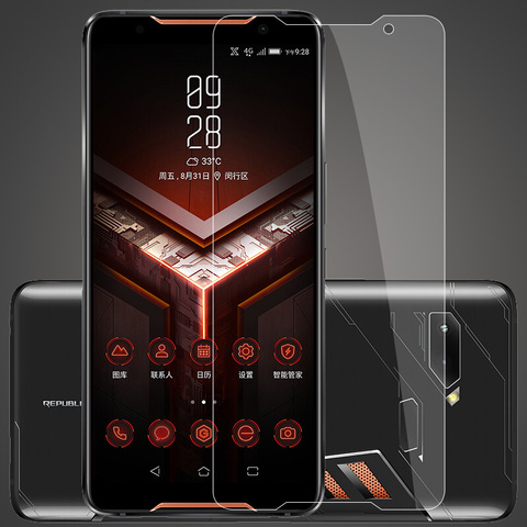 100% cubierta completa para ASUS ROG teléfono 3 2 1 ZS661KS ZS660KL vidrio templado para Asus ROG Phone2 II Protector de pantalla HD película transparente ► Foto 1/6