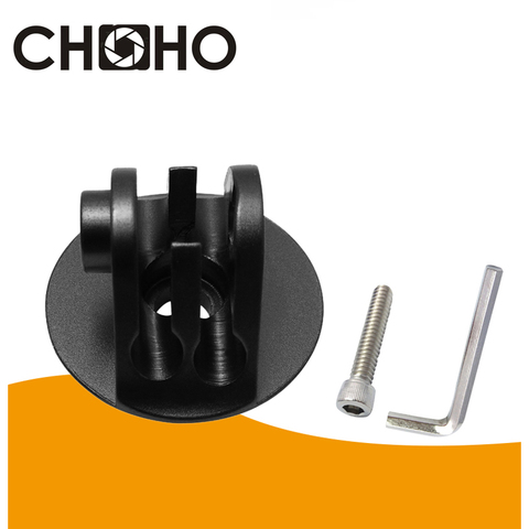 Adaptador de Metal CNC de aluminio para auriculares de bicicleta, tapa superior de aleación para Gopro Hero 8 7 9 Xiaomi YI 4K II SJCAM DJI OSMO, Cámara de Acción ► Foto 1/6