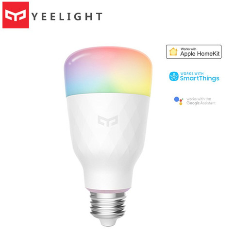 Más Xiaomi Yeelight LED RGB bombilla inteligente 1S RGB E27 8,5 W 800 Lumens inteligente bombillas wi-fi mi casa Apple Homekit de Control remoto ► Foto 1/6