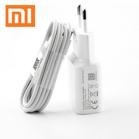 XIAOMI cargador adaptador Micro USB/tipo-C Cable de datos para Mi 9 9t A1 A2 lite 5 6 8 SE lite pro Redmi Note 7 8 k20 5 6 pro PLUS 5a 4 ► Foto 1/6
