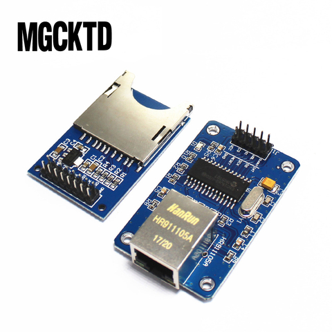 Módulo de red LAN Ethernet ENC28J60, Schematic 51 AVR LPC + 1 Uds., módulo de tarjeta SD, lector de zócalo de ranura ARM MCU, 1 Uds. ► Foto 1/1