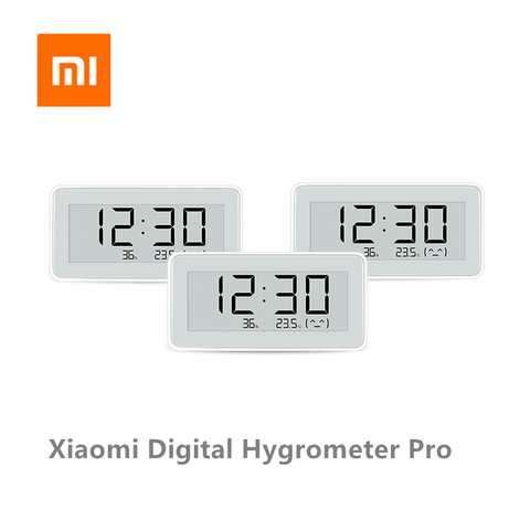 Reloj digital inteligente Xiaomi Mijia BT4.0, reloj electrónico inalámbrico, termómetro, LCD, medidor de temperatura, para interior y exterior ► Foto 1/6