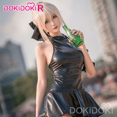 DokiDoki-R Anime Cosplay destino/noche estancia Pendragón Arturia alterar Saber Cosplay el destino de las mujeres traje de baño traje ► Foto 1/5