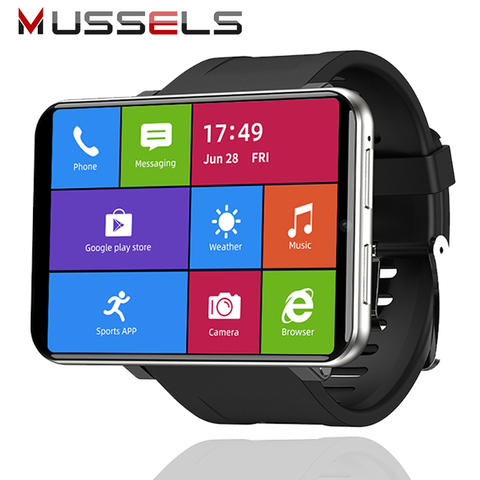 Reloj inteligente 4G 2,86 pulgadas identificación facial 2880Mah 3Gb Ram 32Gb Rom Ip67 impermeable reloj inteligente Android 8.0Mp para Ios Android ► Foto 1/6