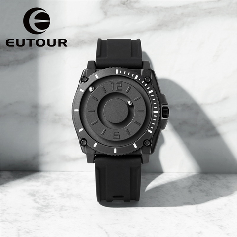 Eutour 2022, reloj deportivo informal para hombre, marca superior, reloj de pulsera militar de lujo para hombre, reloj con correa de goma, reloj Masculino ► Foto 1/6