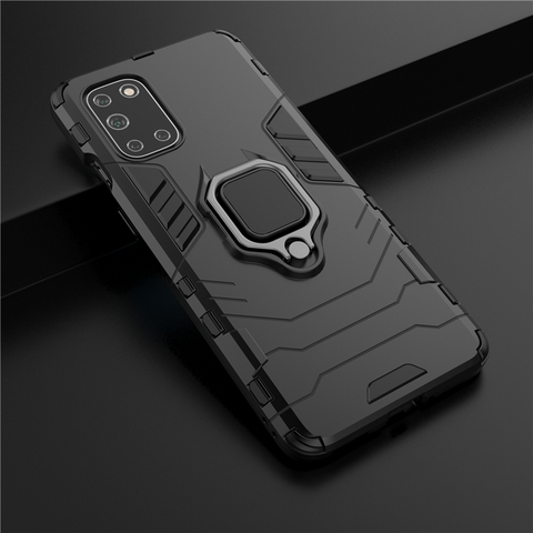 La armadura a prueba de golpes a prueba anillo funda, soporte para Oneplus 8T 8 7 7T Pro Nord N10 5G N100 duro PC suave TPU híbrido resistente magnético cubierta ► Foto 1/6