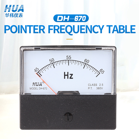 DH-670 de frecuencia CA, medidor de Hz, 45-55Hz, 45-65Hz, 55-65Hz ► Foto 1/6