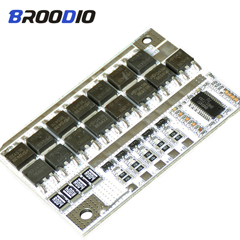 4S 14,4 V 100A BMS Li-Ion 18650 LiFePO4 vida OVM Placa de protección de batería de litio PCB BMS 4S Módulo de circuito ► Foto 1/6