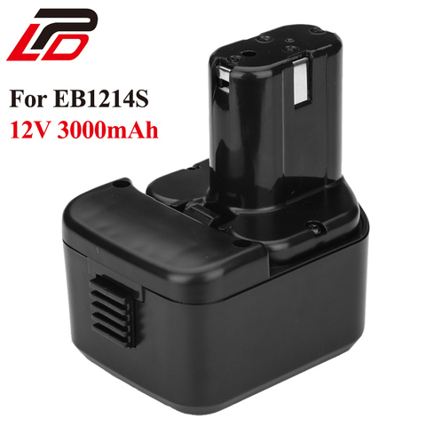 EB1214S batería 12 voltios 3.0Ah de reemplazo de batería recargable para Hitachi EB1212S EB1214L Eb1220bl C5D... DS12DVF3 320386 ► Foto 1/6