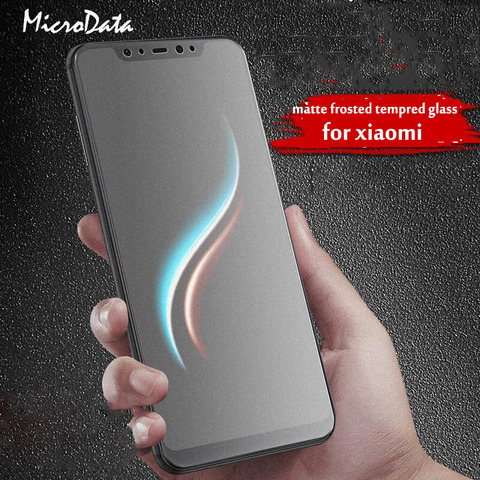 Vidrio Templado mate esmerilado para Xiaomi Mi 6 8 Pro A1 A3 Lite 6X 5X A2 Note 3 8 SE, Protector de pantalla para Xiaomi Mi Pocophone F1 ► Foto 1/6