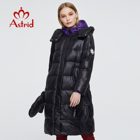 ¡Novedad de invierno 2022! Abrigo de invierno para mujer, parka cálida, chaqueta gruesa de moda con guantes, ropa con capucha de tallas grandes para mujer, ZR-3559 ► Foto 1/6