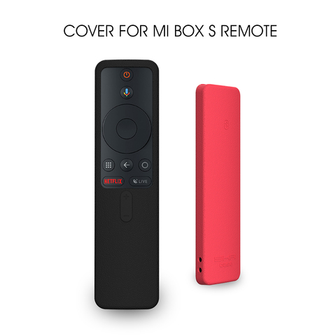 Fundas para xiaomi mi box s fundas de control remoto de silicona con control remoto inteligente sikai bluetooth a prueba de golpes ► Foto 1/6