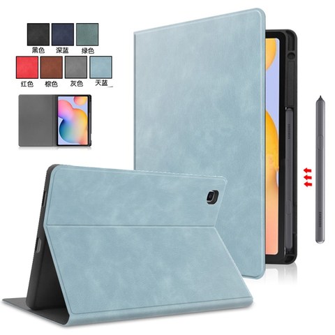 Funda protectora con Portalápices para Samsung Galaxy Tab S6 Lite, funda protectora con SM-P610 para samsung Galaxy tab s6 lite 10,4 SM-P615 ► Foto 1/6