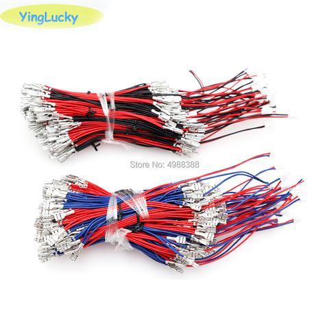 Cables rápidos de 2 pines para Joystick de juego, 6,3mm, 4,8mm o 2,8mm, Cable de bombilla iluminada de 5V/12V, codificador USB para botón LED de Arcade ► Foto 1/5