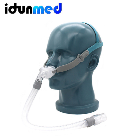 BMC CPAP-mascarilla con almohadillas nasales, 3 tamaños de cojines, dispositivo para ronquidos y Apnea del sueño ► Foto 1/6