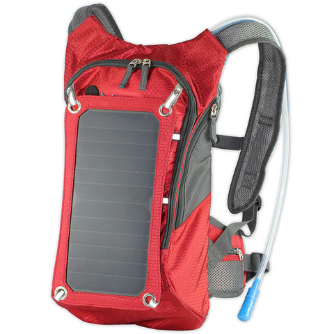 Mochila Solar ligera y creativa con carga USB, para viajes al aire libre, 1 unidad ► Foto 1/6