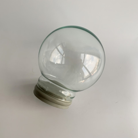 Globo de nieve de vidrio vacío, bricolaje, con enchufe de goma, 150mm de diámetro, grande, regalo, accesorios de bola de nieve ► Foto 1/6