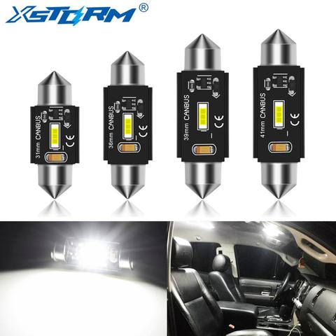 C5W bombilla Led Canbus C10W Led Festoon 31mm 36mm 39mm 41mm Interior del coche luz cúpula lectura lámpara de placa de matrícula de 6000K blanco 12V ► Foto 1/6