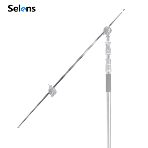 Selens-soporte de vídeo de acero inoxidable de alta resistencia, brazo de sujeción, barra transversal para c-light, 128cm ► Foto 1/5