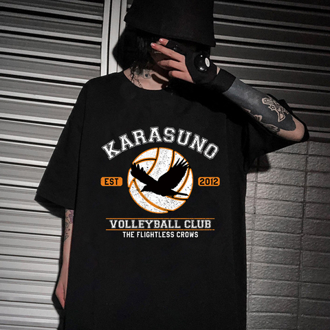 Harajuku-Camiseta de Anime para hombre, Haikyuu, camisetas de Anime ► Foto 1/6